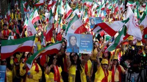 Iranian-Americans and dissidents rallied against ‘murderous regime agents’ as Iran’s president addressed UNGA Iranian-Americans and dissidents rallied against ‘murderous regime agents’ as Iran’s president addressed UNGA