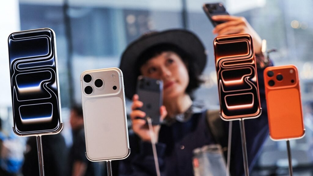 Apple’s latest iPhone hits store shelves globally