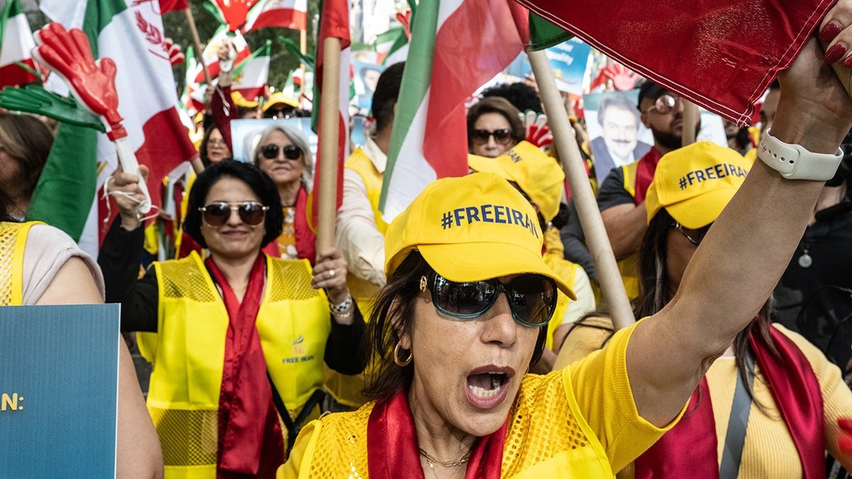 Iran Protest at the U.N. headquarters in NYC