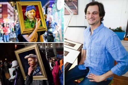 Exclusive | NYC artist dresses as a Van Gogh self-portrait every year for the Village Halloween Parade Exclusive | NYC artist dresses as a Van Gogh self-portrait every year for the Village Halloween Parade