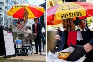 Furloughed IRS lawyer achieves childhood dream of operating hotdog cart Furloughed IRS lawyer achieves childhood dream of operating hotdog cart