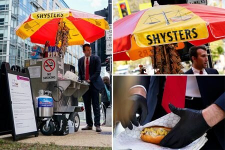 Furloughed IRS lawyer achieves childhood dream of operating hotdog cart Furloughed IRS lawyer achieves childhood dream of operating hotdog cart