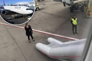Delta flight attendant pops emergency evacuation slide in 0K error — leaving passengers stranded overnight Delta flight attendant pops emergency evacuation slide in 0K error — leaving passengers stranded overnight