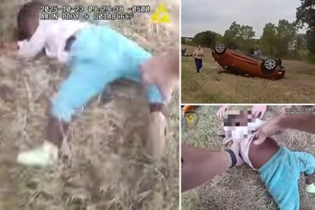 Hero cops, bystanders pull baby from overturned car in heart-pounding bodycam video: ‘She has no pulse!’ Hero cops, bystanders pull baby from overturned car in heart-pounding bodycam video: ‘She has no pulse!’