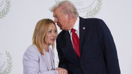Trump shares fake video of Meloni flouting EU trade rules