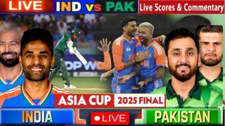🔴India vs Pakistan Asia Cup 2025 Final LIVE: India vs Pakistan  LIVE Match Score | Ind vs Pak LIVE