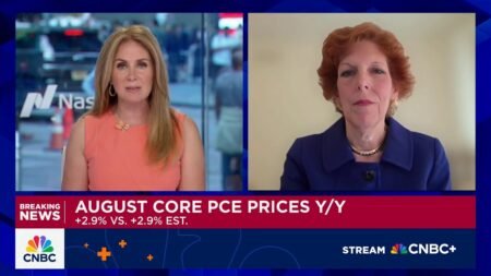 Former Cleveland Fed President Mester on August PCE data: This isn’t really good news for the Fed
