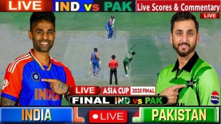 🔴Live: India vs Pakistan, Asia Cup 2025, Final | Live Scores & Update | IND vs PAK | 1st Innings