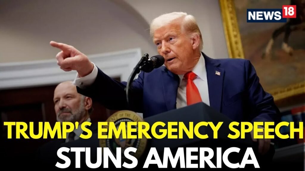 LIVE: President Donald Trump Delivers Urgent Global Address from White House | US News | N18G