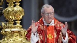 Pope’s top diplomat blasts Israel’s Gaza offensive as ‘ongoing massacre,’ condemns Hamas attacks Pope’s top diplomat blasts Israel’s Gaza offensive as ‘ongoing massacre,’ condemns Hamas attacks