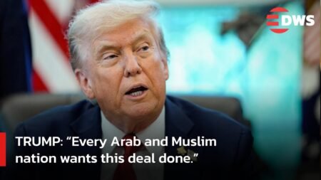 Trump Says Iran, Arab Nations Support Peace Push | DWS News | AC1F
