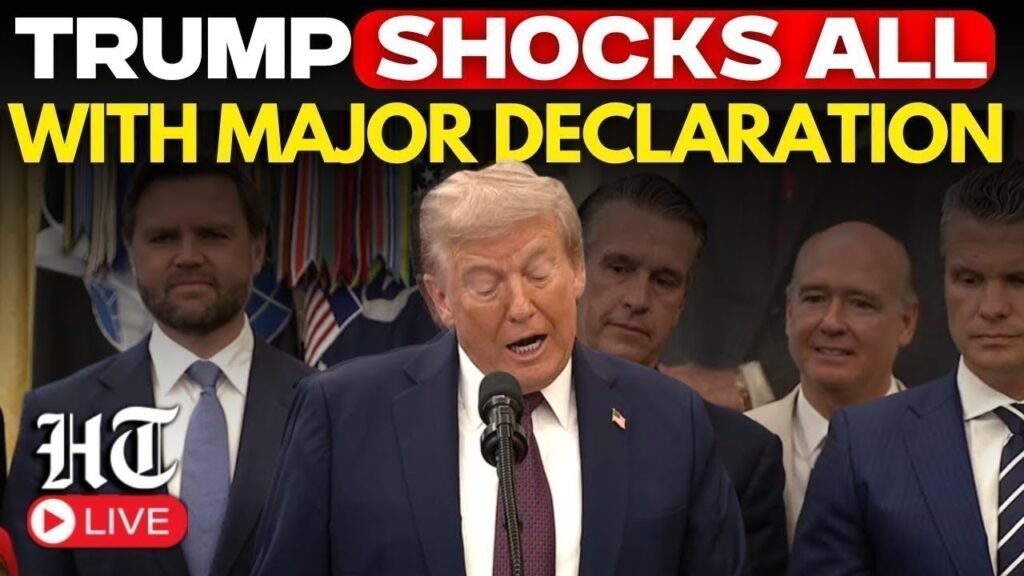 Donald Trump Speech LIVE | Trump Makes Very Big Announcement | Trump Latest News LIVE | US News LIVE