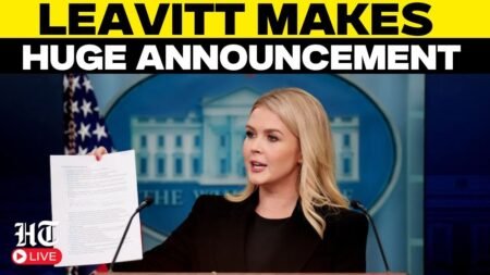 Karoline Leavitt LIVE | White House Press Secretary Drops Bombshell in Briefing | Trump | US News