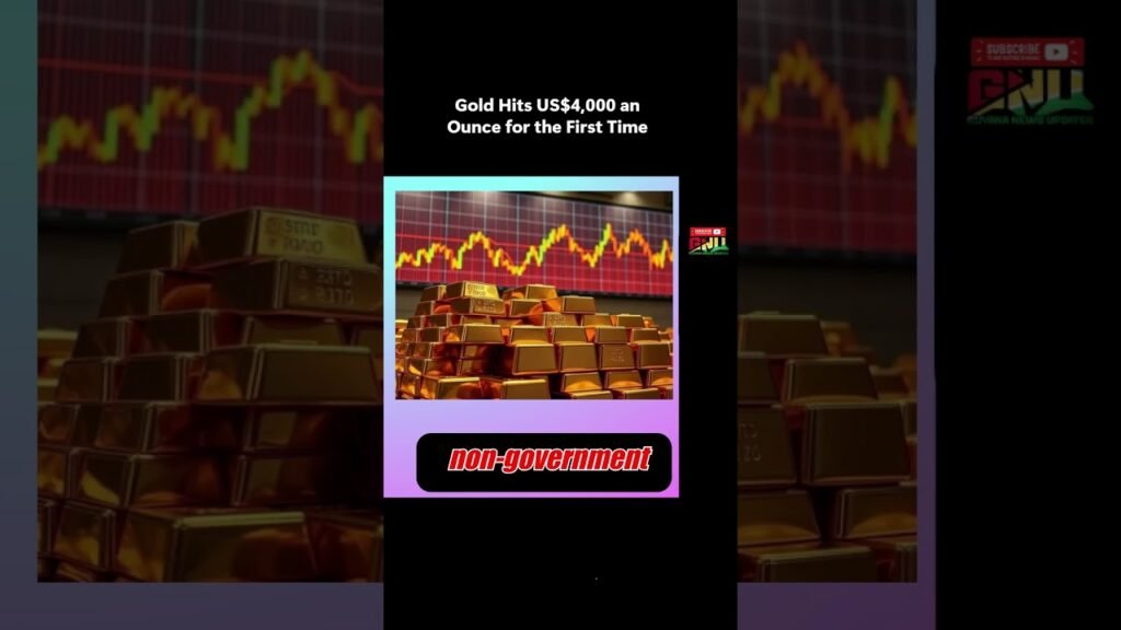Gold Hits US,000 an Ounce for the First Time