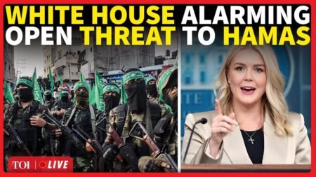 Karoline Leavitt LIVE: Trump’s Press Secy Drops HUGE Bombshell On Hamas To End Gaza Crisis | US News