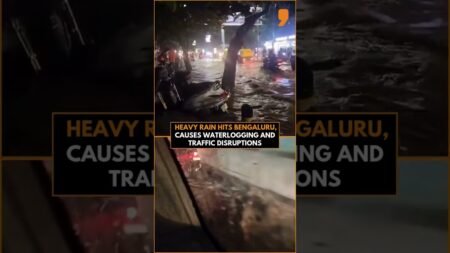 Bengaluru Roads Flooded After Intense Rainfall | Waterlogging, Traffic Delays | News9