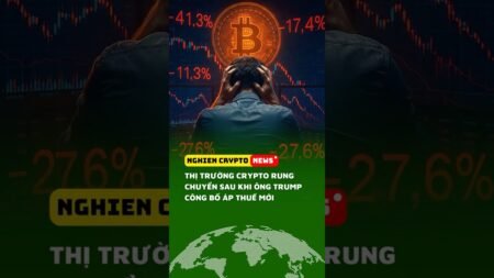 Thị trường crypto rung chuyển sau khi ông Trump công bố áp thuế 100% với Trung Quốc