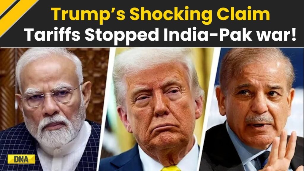 Trump News: Trump Claims Tariffs Made US A Peacekeeper, Stopping India-Pakistan War | World News