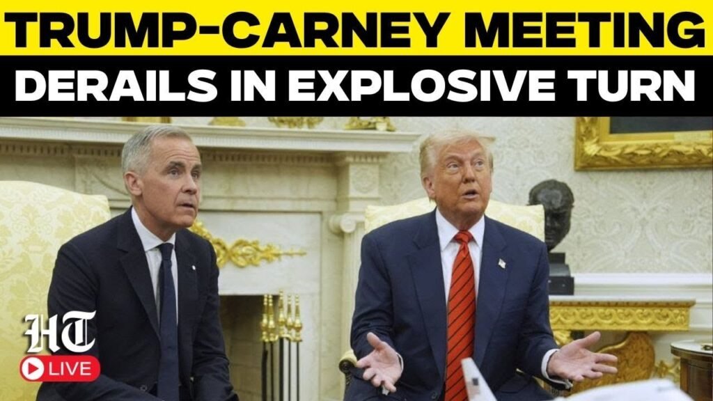 Trump Meets Carney Live | War of Words Over Canada as 51st State | Big Updates On Tariffs | US News