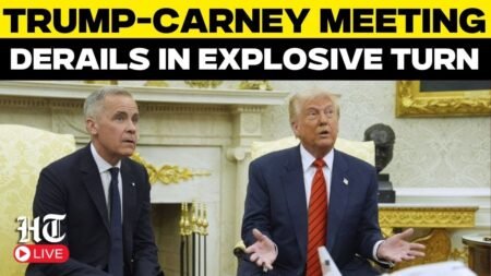 Trump Meets Carney Live | War of Words Over Canada as 51st State | Big Updates On Tariffs | US News