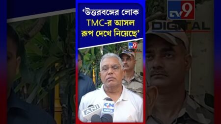 উত্তরবঙ্গের লোক TMC-র আসল রূপ দেখে নিয়েছে: দিলীপ | #Shorts | #TV9D