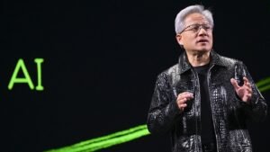 Nvidia CEO touts new AI ‘industrial revolution,’ praises Trump tariffs for role in chip production