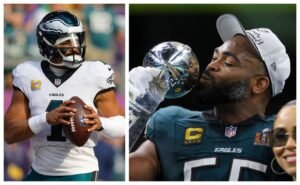 Jalen Hurts Has No Words When Asked If Brandon Graham Should Come Out Of Retirement