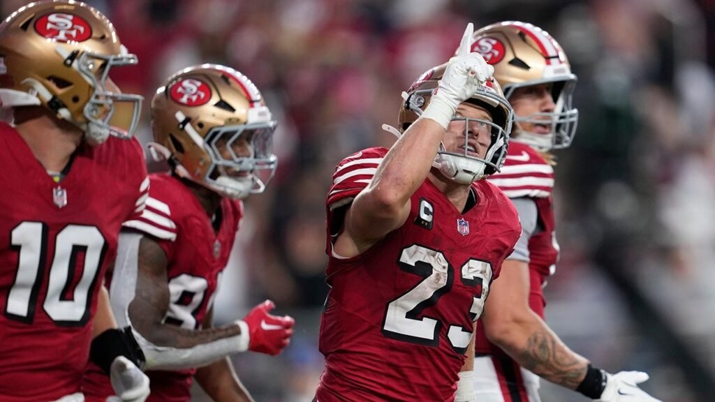 Christian McCaffrey’s offensive explosion, 49ers’ defense help stymie Falcons in win