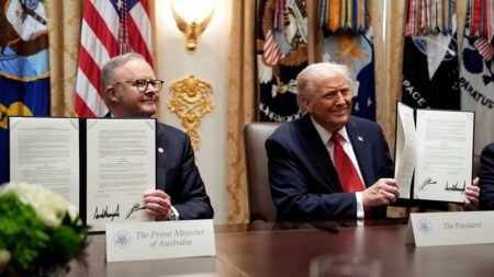 Trump, Australian PM sign .5B critical minerals deal to counter China dominance in rare earths