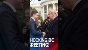Trump and Zelenskyy’s Shocking DC Greeting Sparks Controversy | US News LIVE