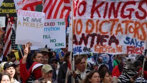 ‘NYU Communists’ vow to fight capitalism with Marxist revolution at ‘No Kings’ rally