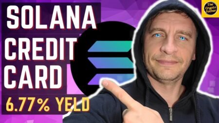Solana Credit Card Offers 6 77% Staking Returns #thecryptofather #cryptonews #solana
