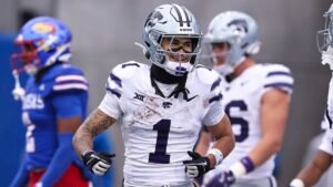 Kansas State Wide Receiver Nearly Blows TD with Goal Line Showboat, Chaos Ensues Kansas State Wide Receiver Nearly Blows TD with Goal Line Showboat, Chaos Ensues