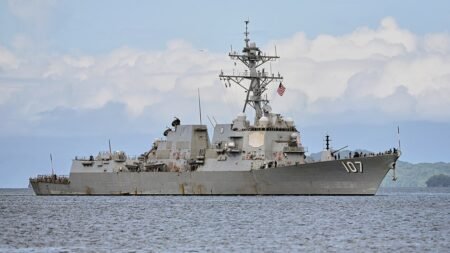 US Navy destroyer arrives in Trinidad and Tobago as Trump turns screws on Venezuela US Navy destroyer arrives in Trinidad and Tobago as Trump turns screws on Venezuela