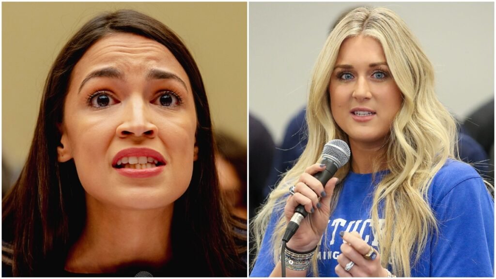 AOC Mocks Riley Gaines Over NCAA Swimming Career; Gaines Claps Back AOC Mocks Riley Gaines Over NCAA Swimming Career; Gaines Claps Back