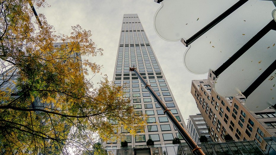 The 432 Park Avenue residential skyscraper in the Midtown.