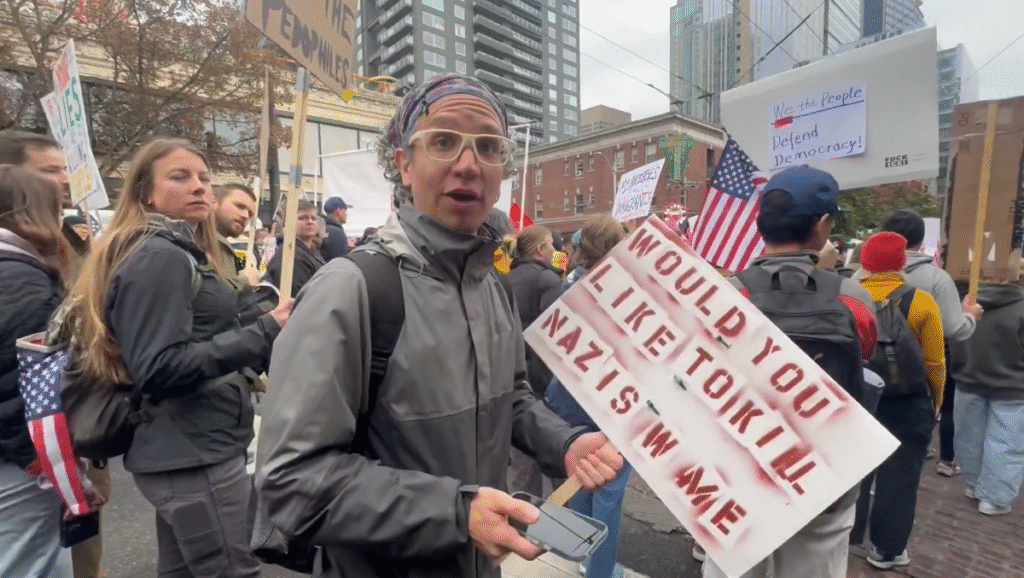 Leftist Demonstrators Call For Murder Of Trump