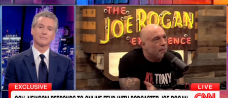 ‘Facebook Of Podcasting’: Watch Newsom Claim He’s ‘Moving On’ From Joe Rogan While Still Begging To Be On Show