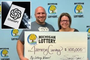 Michigan woman wins 0K Powerball pot using ChatGPT-generated numbers