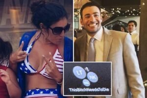 NJ school board hit with protests after vile texts targeted MAGA mom postpones meeting over ‘safety’ concerns NJ school board hit with protests after vile texts targeted MAGA mom postpones meeting over ‘safety’ concerns