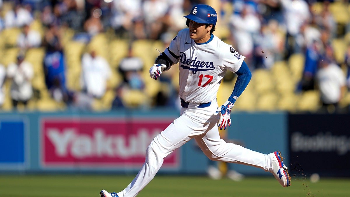 Shohei Ohtani in action