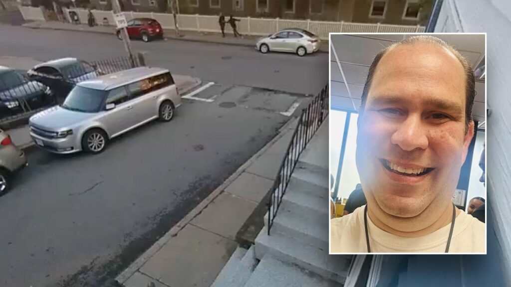 Security video captures moment former mayor stabbed multiple times outside his blue state business Security video captures moment former mayor stabbed multiple times outside his blue state business