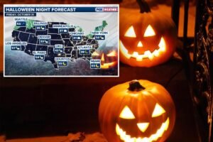 Halloween forecast brings rain to eastern US ahead of the spooky holiday Halloween forecast brings rain to eastern US ahead of the spooky holiday