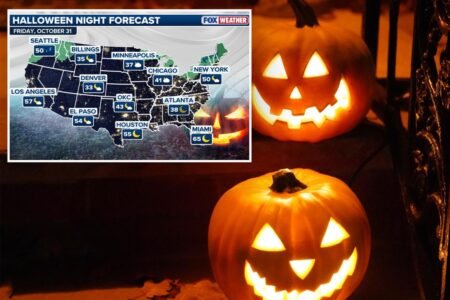 Halloween forecast brings rain to eastern US ahead of the spooky holiday Halloween forecast brings rain to eastern US ahead of the spooky holiday