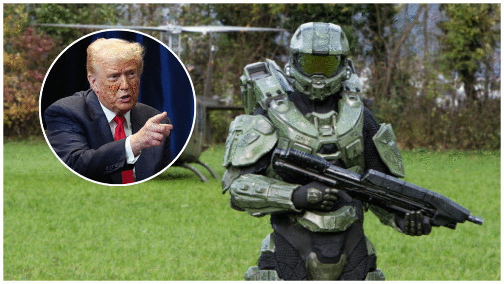 Console Wars Officially End Under President Trump as GameStop Declares Peace, ‘Halo’ Joins PlayStation Ranks Console Wars Officially End Under President Trump as GameStop Declares Peace, ‘Halo’ Joins PlayStation Ranks