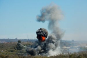 Vehicle Hit With Artillery Shrapnel During Marine Ceremony: California Highway Patrol