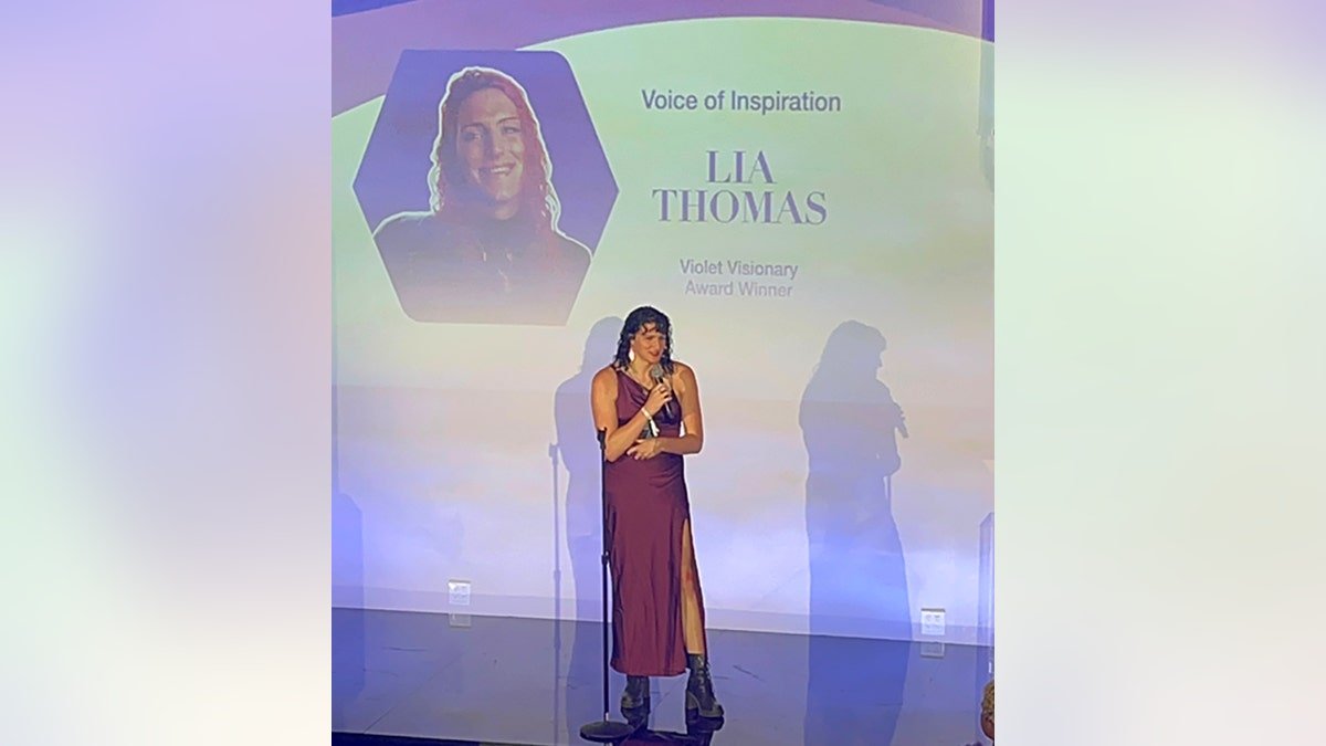 Lia Thomas speaks