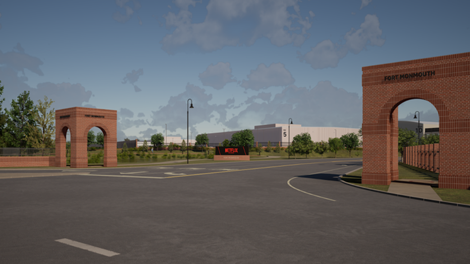 Rendering of new Netflix studio