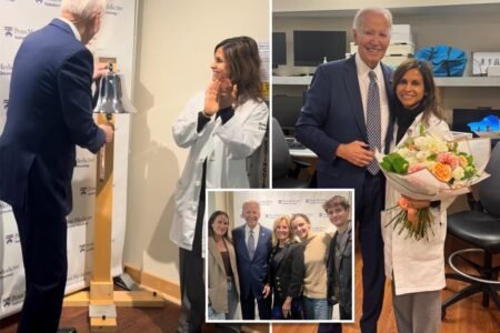 Joe Biden completes radiation treatment for aggressive prostate cancer: ‘Rung the bell!’