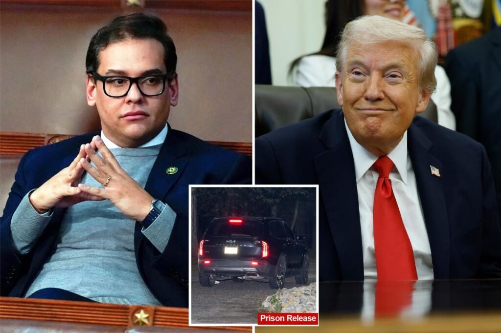 Lying ex-Rep. George Santos evokes ‘Jesus Christ on the cross,’ slams critics of Trump’s decision to free him from prison